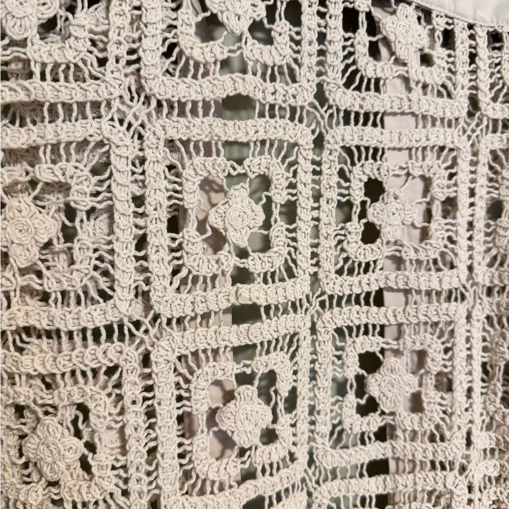 Solitaire Cream Button-Up Top - Picture 5 of 6
